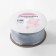 Decorative tape, nylon/satin, 40 mm, 18 ± 1 m, silver color