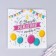 Paper napkins “Happy Birthday to you”, single -layer, 24x24 cm, set 20 pcs.