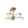 Martin chandelier, 3x75W E27, bronze 38x38x25 cm