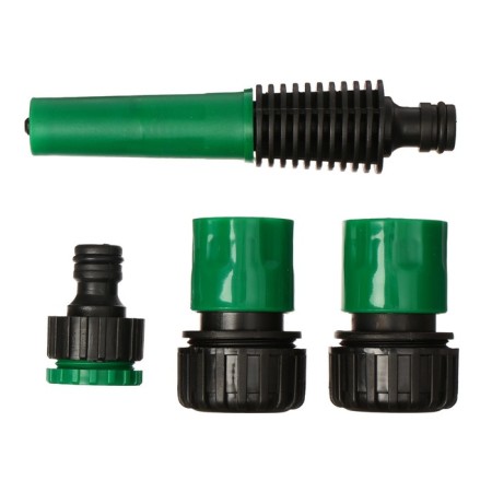 Set: nozzle for irrigation, connector, connector with aquastop 3/4 "(19 mm), adapter1/2" −3/4 "(12 mm --19 mm), ABS plastic