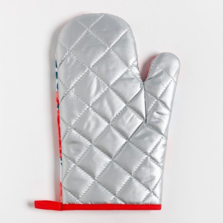 Kitchen set of "rose" dignity 17x17 cm, mittens 25x16 cm, apron 60x80 cm, 100% p/e-5