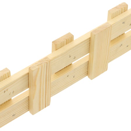 Decorative fence, 28 × 88 cm, 1 section, wood, Greengo-8