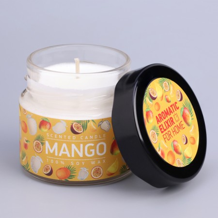 Aromatic candle in the Bank "Mago Marakuya", owl wax, 80 g-3