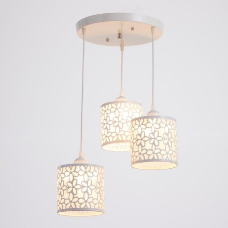 Lamp Bayerlux 1954/3wt E27 40W white 29x29x22-122 cm