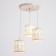 Lamp Bayerlux 1954/3wt E27 40W white 29x29x22-122 cm