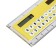 Calculator - ruler, 10 cm, 8 - discharge, case of transparent color, with a transporter, works from light, mix