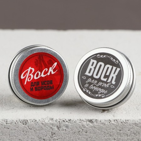 Wax for mustaches and beards, mix, 20 ml