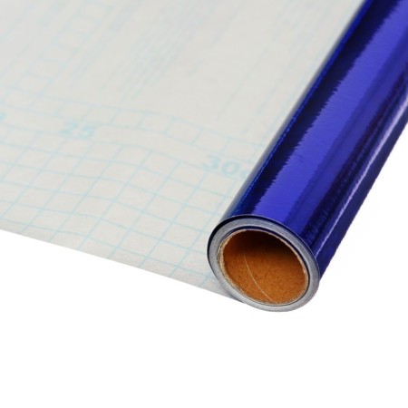 Self -adhesive film, holography, blue, 0.45 x 3 m, 3 μm-4