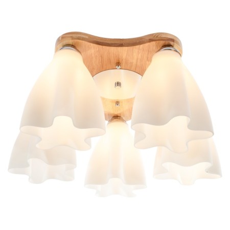 Australia chandelier, 5x40W E27, chrome color with brown-1