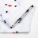 Women's socks minku "points and hearts", white color, size 36-37 (23 cm)