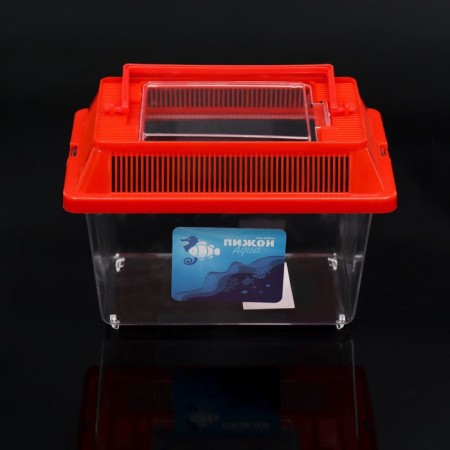 Rectangular carrying, 17.6 x 11.2 x 13 cm, red-1