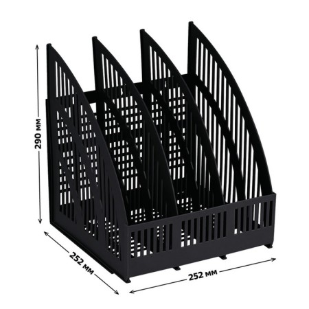 Capital, vertical, line, 3 compartments, black-1