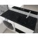 Sink over the Uperwood washing machine Marsal 120 cm, right, black marble