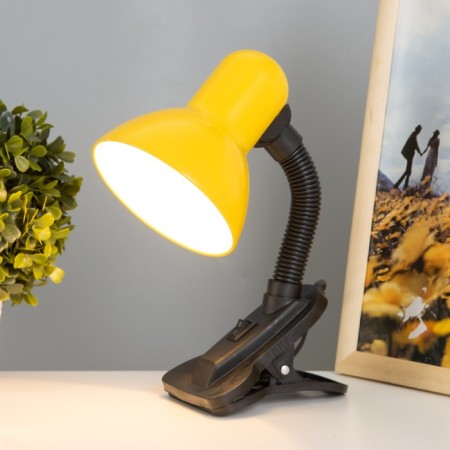 Table lamp E27, with off. On the clamp (220V) yellow (108V) Risalux-7