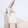 Lugus bag, 3 outer pockets, milk color