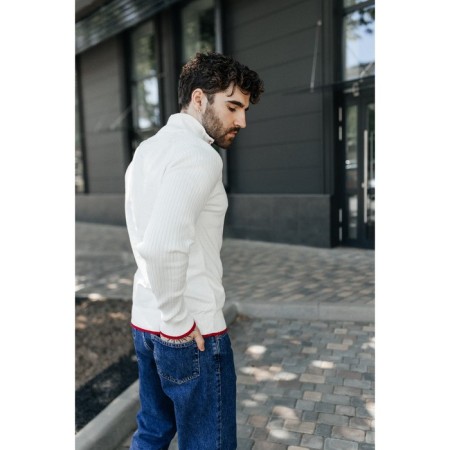 Jumper male ise, size 50, white color-9