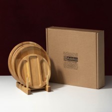 Gift set of ADELICA wooden dishes 