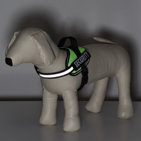 C9 harness is soft reflective, size xs, og 38-50 cm, weight 3-6 kg, green-8