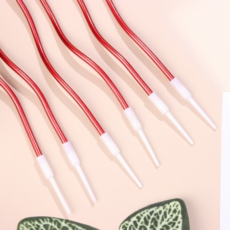 Candles for cake twisted "serpentine" 6 pcs, cocktail, ruby-3