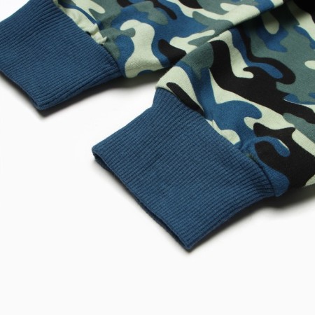 Pants for a boy, indigo color, height 116 cm-2