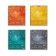 A notebook of 80 sheets cage on a spiral Erichkrause Spiralblock, cover coated cardboard, tough substrate, offset block, perforation, white 100%, mix
