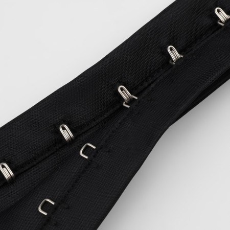Braid with hooks, 27 mm × 45 ± 1 m, black color-5