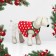 Animal costume "Fairy", size S (DS 27, OG 38, Osh 25 cm), red-white