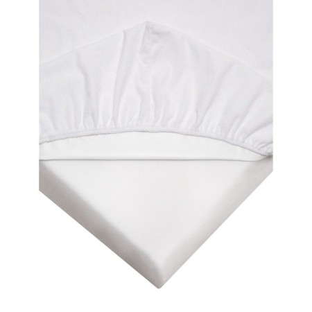 Substract is waterproof, size 120x200 cm, with sides on an elastic band, white color-5