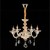 5 champagne lamps