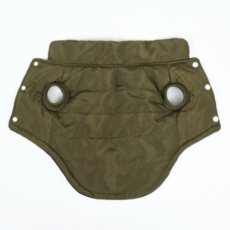 Dog jacket "Hide and Humanitarian", size l, green-6