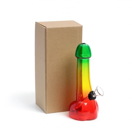 Bong -glass bong "Member" 7 x 6 x 18 cm-4