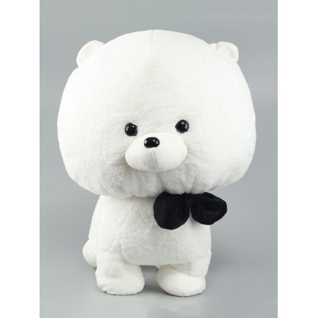 Soft toy "Dog in a butterfly", 60 cm, white color-1