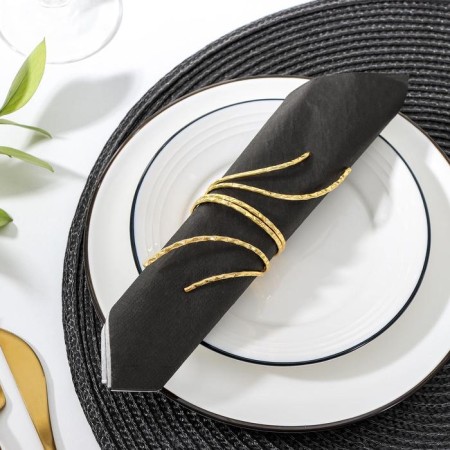 Ring for Niti napkin, 4.5 × 5 cm, gold color-1