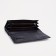 Women's wallet on magnets, black color