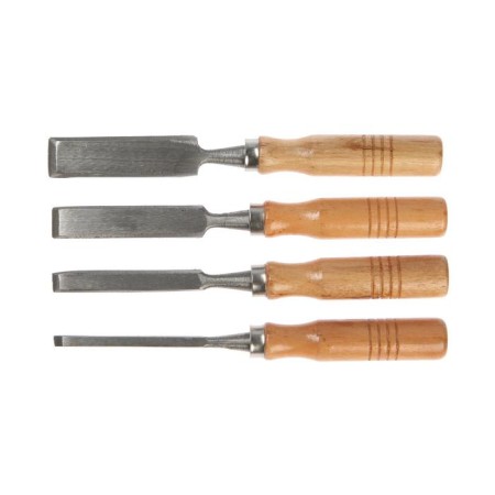 Set of chisels scrap, wooden handle, 6-12-18-24 mm-1