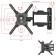 Crane UNITEKI FML40 for a TV or monitor with a large flight, rotten tilted