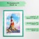 Photo frame plastic "Rainbow" 30x40 cm, green