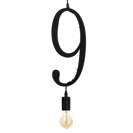 Bayerlux lamp "Figure 9" E27 40W Black 35x21 cm-4
