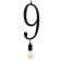 Bayerlux lamp "Figure 9" E27 40W Black 35x21 cm