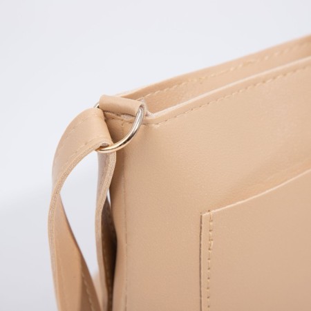 Cross-Bodi bag on magnet, beige color-3