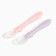 A set of spoons for feeding silicone "cute beasts", from 5 months, 2 pcs., Pink color + purple