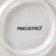 Porcelain dish Magistro "Study", D = 40.5 cm, white color