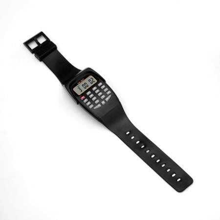 Watch is an electronic nursery, with a calculator, silicone strap, L-21 cm, black-2