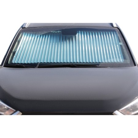 Sunscar curtain on the frontal/rear window, reflective, sliding, 65 cm-1