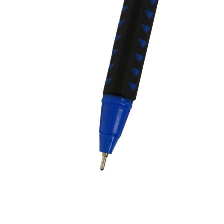 Ballpoint handle Berlingo "Tiangle Twin", 0.7 mm, needle rod, blue 309748-4