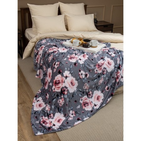 Texrepublic blanket, size 150x200 cm, gray color-9