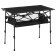 Tourist table Maclay, 95x55x50/74 cm, with organizer, black color