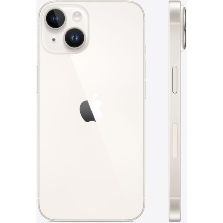 Smartphone Apple A2884 iPhone 14 128GB 6GB shining star monoblock 3G 4G 2SIM 6.1 "1170x2532 iOS 17 12-2