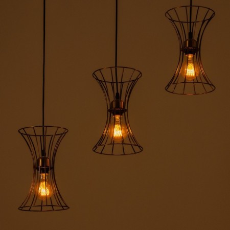 Lamp Bayerlux "Anetta" 3he27 40W gold 16x50x23-123cm-3