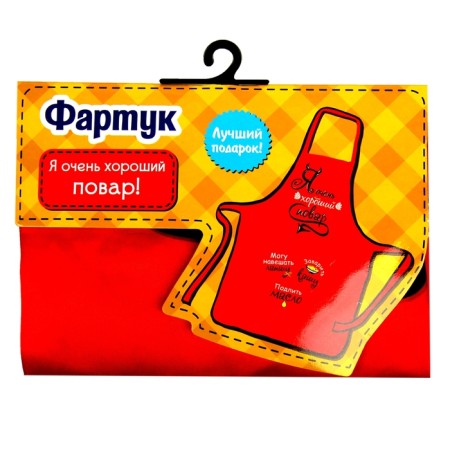 Apron color with a joke "Good cook"-2